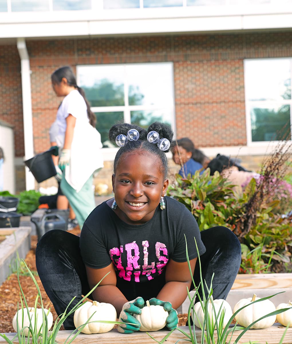 Student Gardening