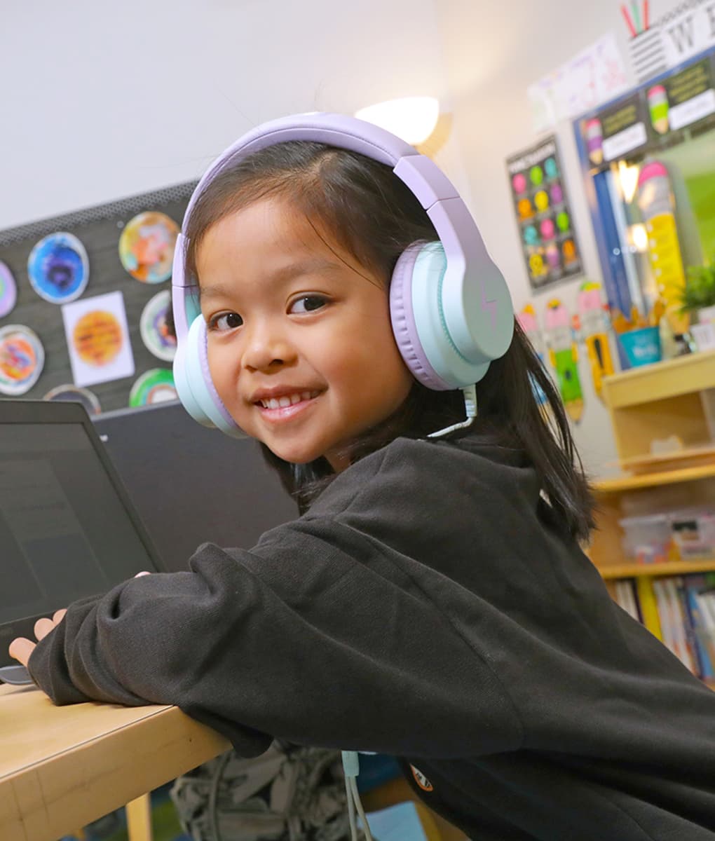 Student with Headphones